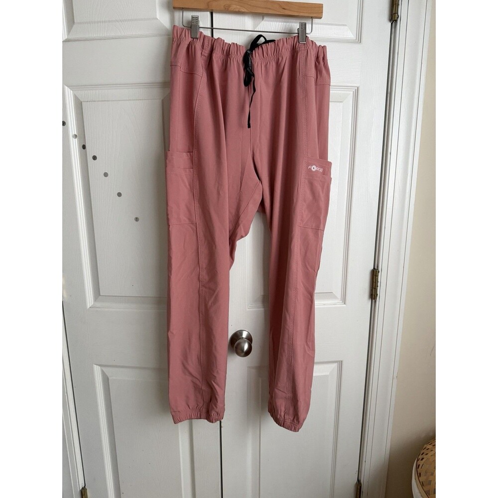 Carhartt Force Scrub Pants Womens XL Pink Cargo Jogger  Medical Nurse